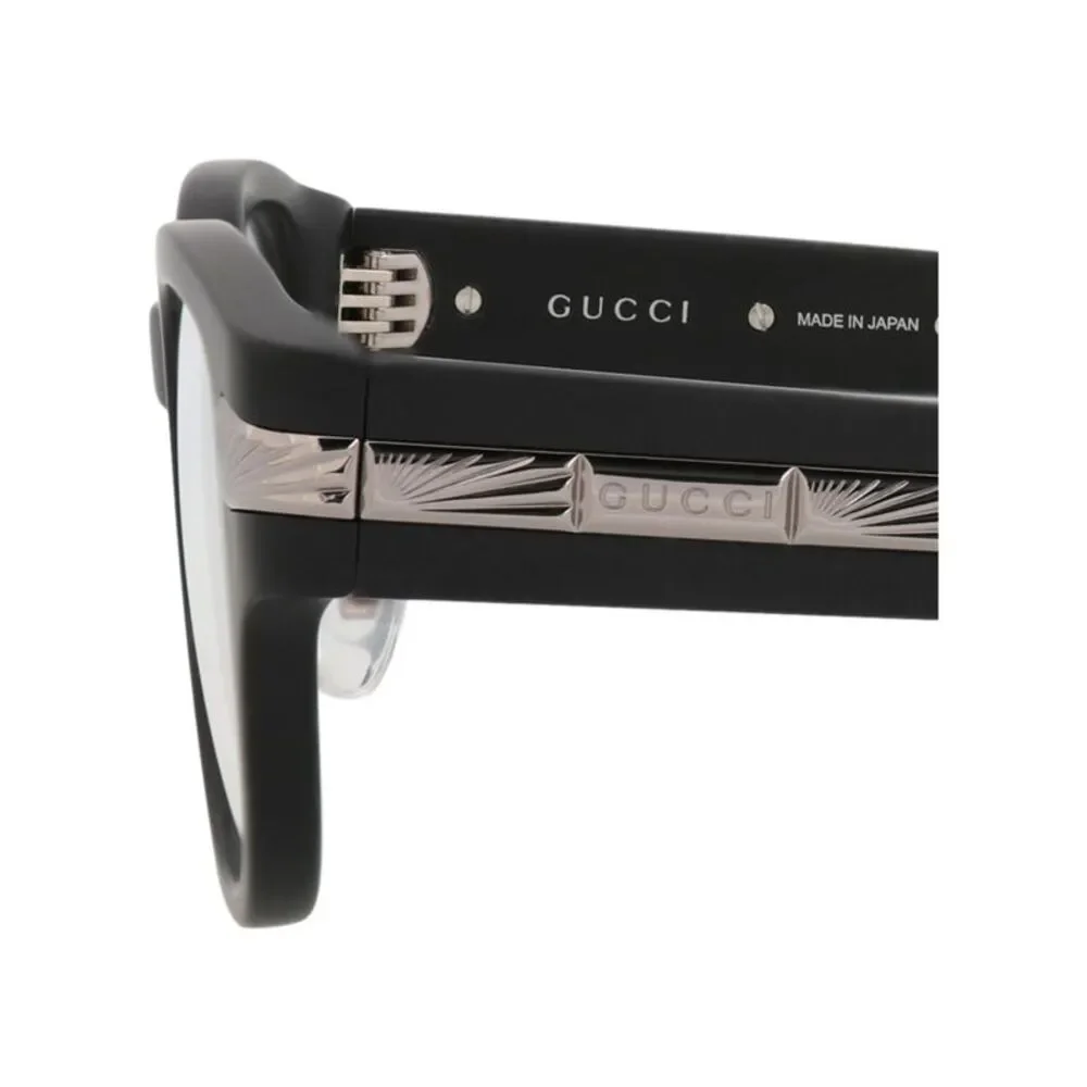 Gucci Round-Frame Recycled Acetate Optical Frames Black Womens